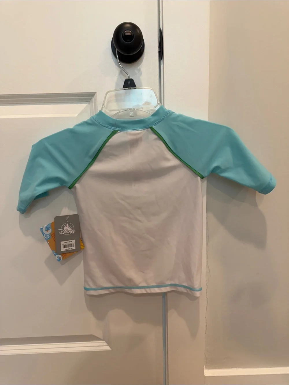 Disney Kids Light Blue & White 'Just Add Waves' Rashguard